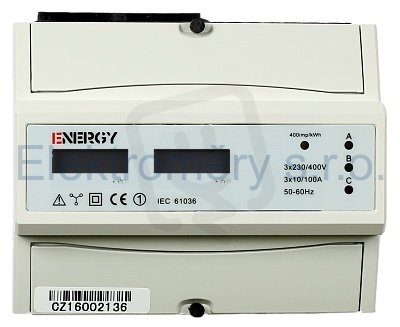 Elektroměry E388 ENG-307D, 3f. 2s. 10 - 100A, neověřený