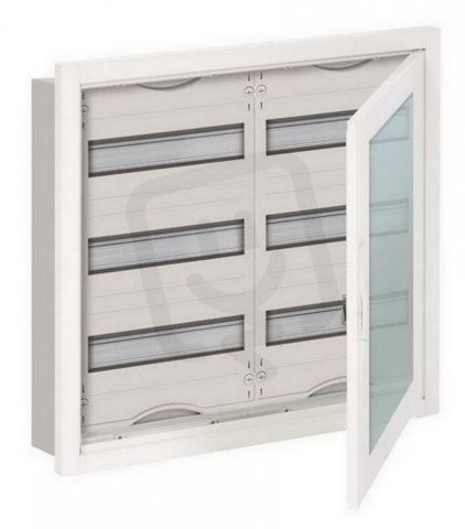 Zapuštěná rozvodnice ABB U32TE -72M s průhl. dveřmi