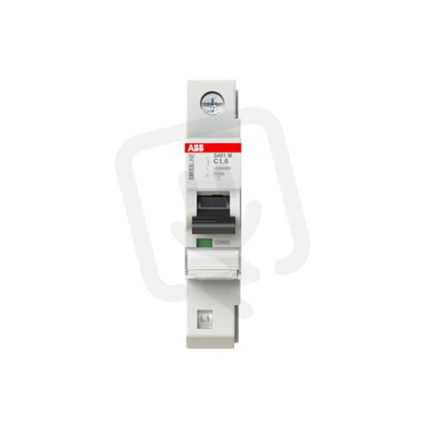 S401M-C1.6 Jistič 1 pólový char.C 1,6A Icn 10kA ABB 2CCS571001R0974