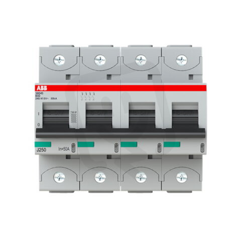 S804S-B50 jistič 4P char. B 50A s klecovou svorkou 50kA ABB 2CCS864001R0505