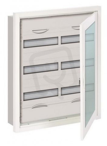 Zapuštěná rozvodnice ABB U42TR3 -72M s průhl. dveřmi