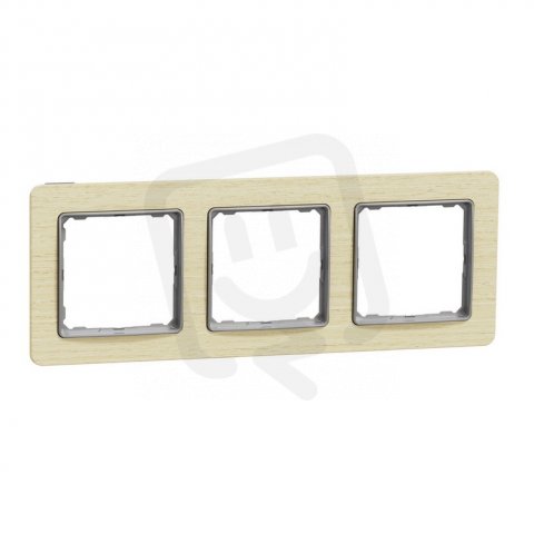 Sedna D/E Rámeček trojnásobný, Bříza SCHNEIDER SDD380803