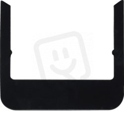 Designový rám pro KNX Touch Control 3,5, oblé hrany, sklo, černá BERKER 13192116