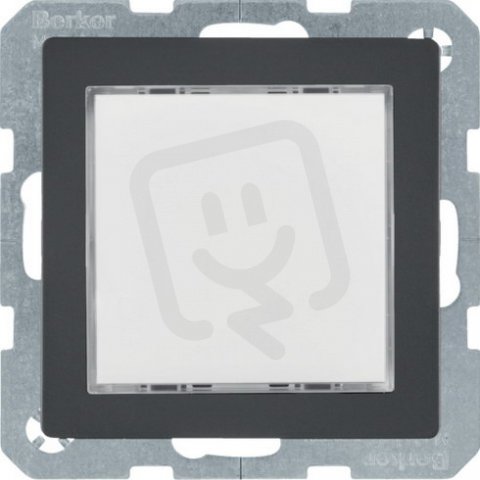LED signální světlo, červeno / zelené, Q.x, antracit sametová BERKER 29526086
