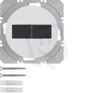 KNX RF tlačítko 2-násobné solární ploché, quicklink, R.1/R.3, bílá lesk 85656139