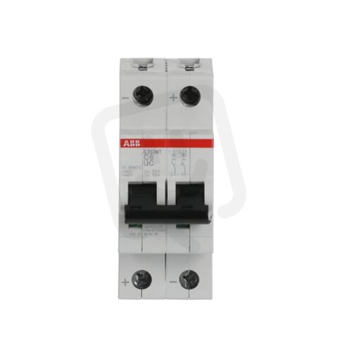 ABB S202MT-C6UC 2F jistič 6 A char. C 10kA 440V AC/DC pro kolejová vozidla