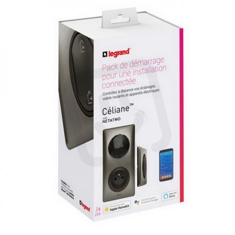 CLNA STARTOVACÍ KIT GRAFIT LEGRAND 64890