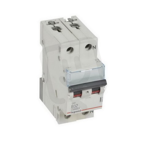 TX3 JISTIČ, 1+N PÓLOVÝ, CHAR. B, 32A 10000A LEGRAND 404101