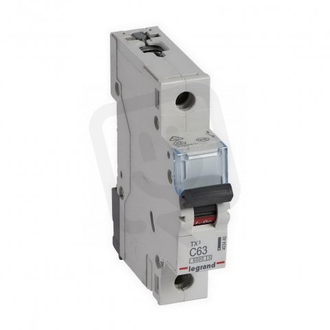 TX3 JISTIČ, 1 PÓLOVÝ, CHAR. C, 63A 6000A LEGRAND 403440