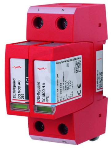 Dehn 952122 Svodič přepětí DEHNguard M 1p, Uc 385V AC, s modulem ACI technologie