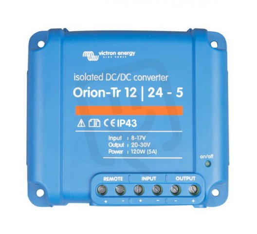 DC/DC konvertor Orion-Tr 12/24- 5A (120W)