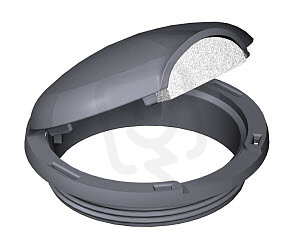 OBO 7408020 Ochranný kryt přístroje SH80 7011