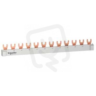 Schneider R9XFH212 Propojovací lišta 2P 12mod. 63A