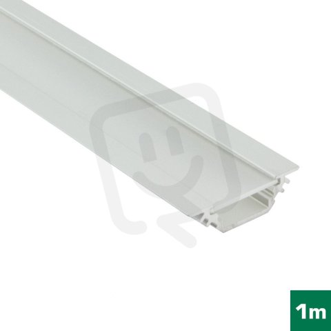 FKU35-1M-EL AL profil FKU35 BC pro LED, s plexi, 1m, elox FK TECHNICS 4731253-S