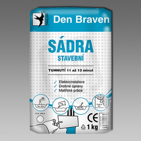 DenBraven 00418GY Stavební sádra 1kg