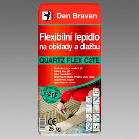 DenBraven 571044RL Lepidlo na obklady a dlažbu Quartz Flex 7 kg še