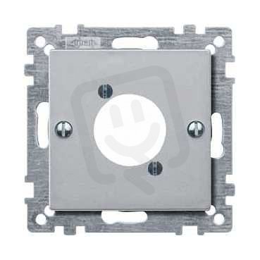Merten Centrální deska pro audio zástrčku XLR Aluminium SCHNEIDER MTN468960