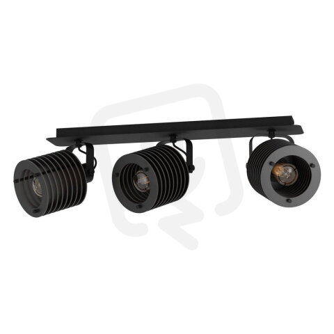 Bodové svítidlo SEGOVIA E27 černá/černé dřevo 3X40W IP20 EGLO 900742