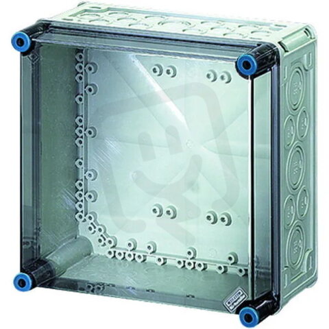 Mi-prázdná skříň, vestavný rozměr 275x275x146mm, průhledné víko HENSEL MI 0200