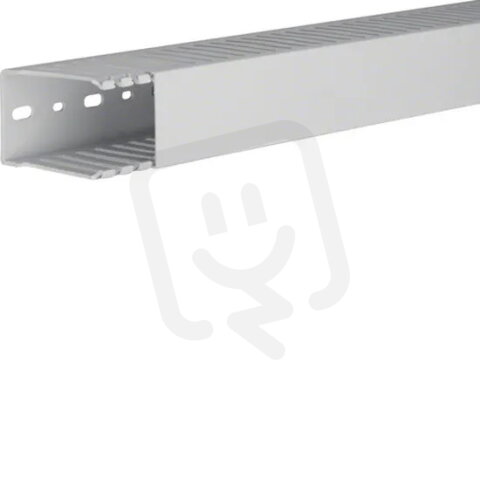 Propojovací kanál HNG bezhalogenový 75x50 mm s víkem, PC-ABS, světle šedá