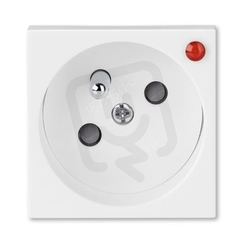 ABB 5595N-C02357 B Zásuvka 45x45,s ochraným před přepětím,s optickou signalizací