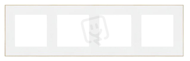 Rámeček 4 násobný bílá KONTAKT SIMON TRD4.166/111