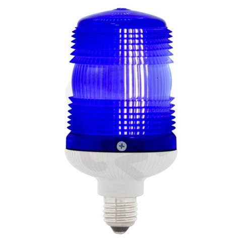 Maják zábleskový MINIFLASH X 240V, AC, IP54, E27, modrá, světle šedá 63827