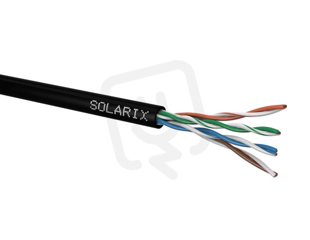 Venkovní instalační kabel CAT5E UTP PE Fca 305m/box SOLARIX 27655191