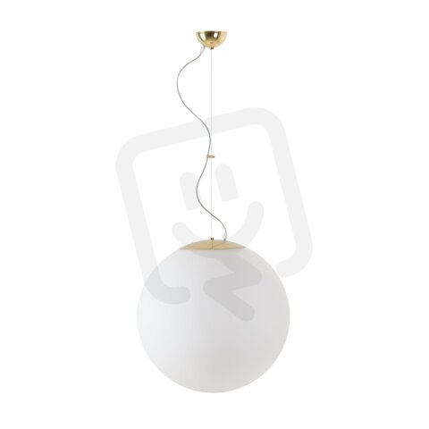 Závěsné svítidlo se skleněným stínidlem OSMONT ADRIA L4 23W IP40 E27 mosaz