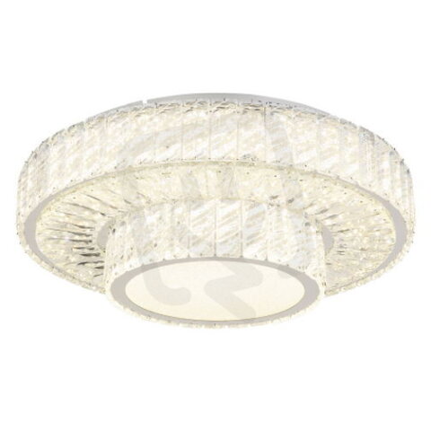 Stropní svítidlo GLOBO MUCKY chrom/křišťál LED 50W 230V, 633-3965lm, 2700-6000K