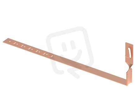 Držák vedení s příchytkou pod střešní krytinu točený drát 8mm L415 Cu 425814