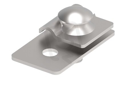 Zkušební svorka s 1 šroubem na drát a pásku 8/10mm, M10x30, V2A GROMTOR 106113
