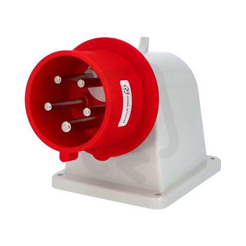 Přívodka vestavná se změnou fáze 13323 IP44-54/400V/32A/5P 6h, úhel 90° 13323