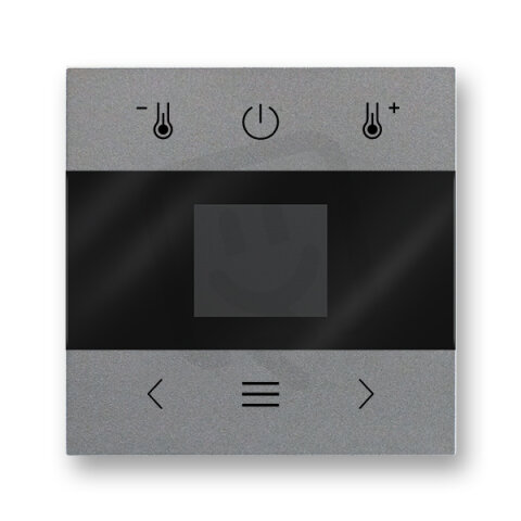 ABB LEVIT M Kryt pro termostat prostorový s Bluetooth, ocelová 2CHH910400A4069
