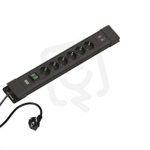 CONNECTUS 6xCEE7/3 1xSchalter 1xUSB A/C
