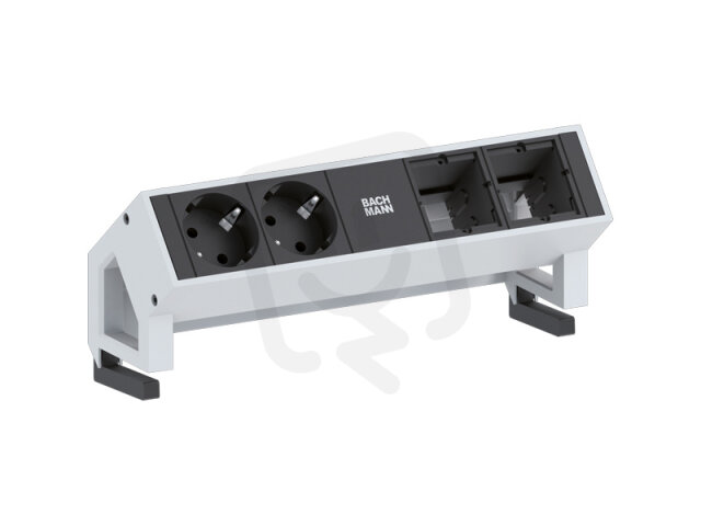 Bachman 902.411 DESK2 2xSchuko 2xcover Custom