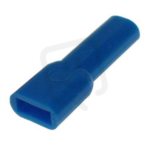 Kryt objímky jednop. 63mm PVC modrá tepl