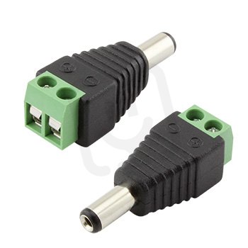 Konektor DC 5,5 x 2,1mm vidlice se svorkovnicí šroubovací FK TECHNICS 4731125-02