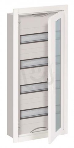 Zapuštěná rozvodnice ABB U41TE -48M s průhl. dveřmi