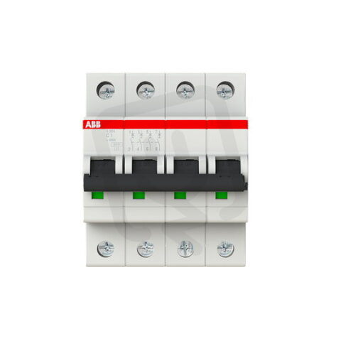 S204-C1 4 fázový jistič 1 A char. C 6kA ABB 2CDS254001R0014
