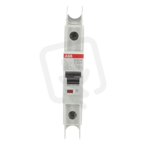 ABB SU201M-C40 jistič char. C 10kA 40A 1P  dle UL489 a CSA 22.2 No. 5