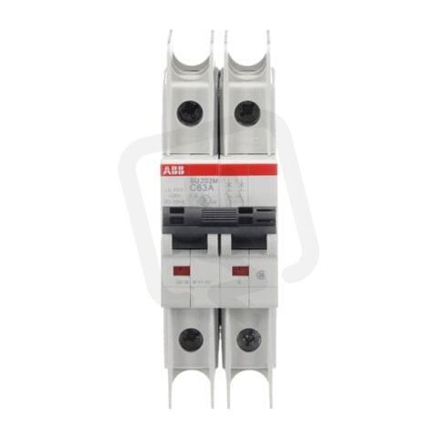 ABB SU202M-C63 jistič char. C 10kA 63A 2P  dle UL489 a CSA 22.2 No. 5