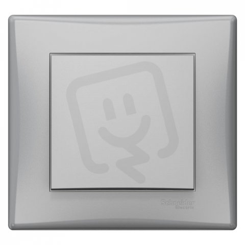 Sedna Spínač jednopólový, řazení 1, Aluminium SCHNEIDER SDN0100260