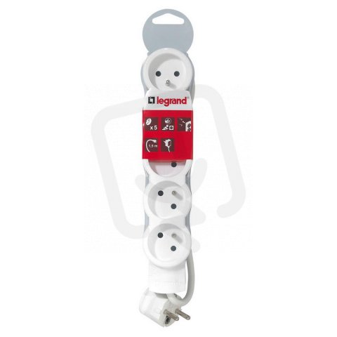Legrand 050058 PRODLUŽ. PŘÍVOD 5X2P+T, 1,5M