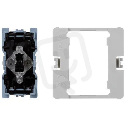 Tlačítko K45 s podsvícením (přístroj) 16AX 250V 45×22,5mm KONTAKT SIMON K304