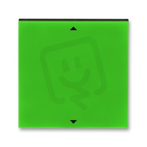 Kryt spínače žaluziového 3299H-A00110 67 zelená/kouř. černá Levit ABB