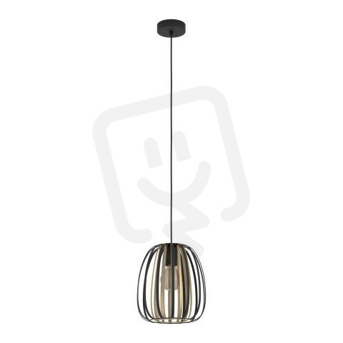 Závěsné svítidlo ENCINITOS 1xE27 d255 černá/zlatá 40W IP20 EGLO 99665