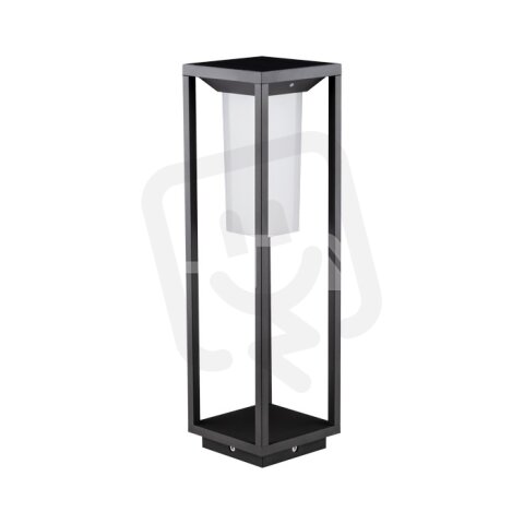 4W LED Solar Bollare Light SAMSUNG CHIP Grey Body 3000K, VT-66 V-TAC SKU785