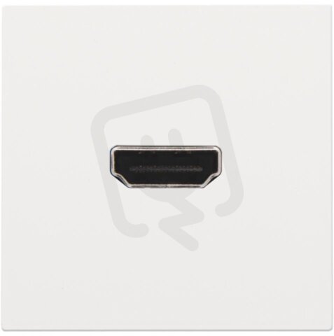 Zásuvka HDMI-HDMI-WHITE COATED NIKO 154-69417