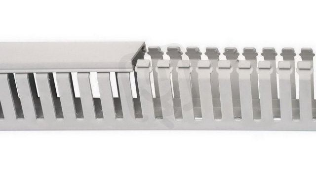 Kanál bezhalogenový 37,5 x 50 mm (š x v), barva RAL 7035 SCHRACK RH732849--